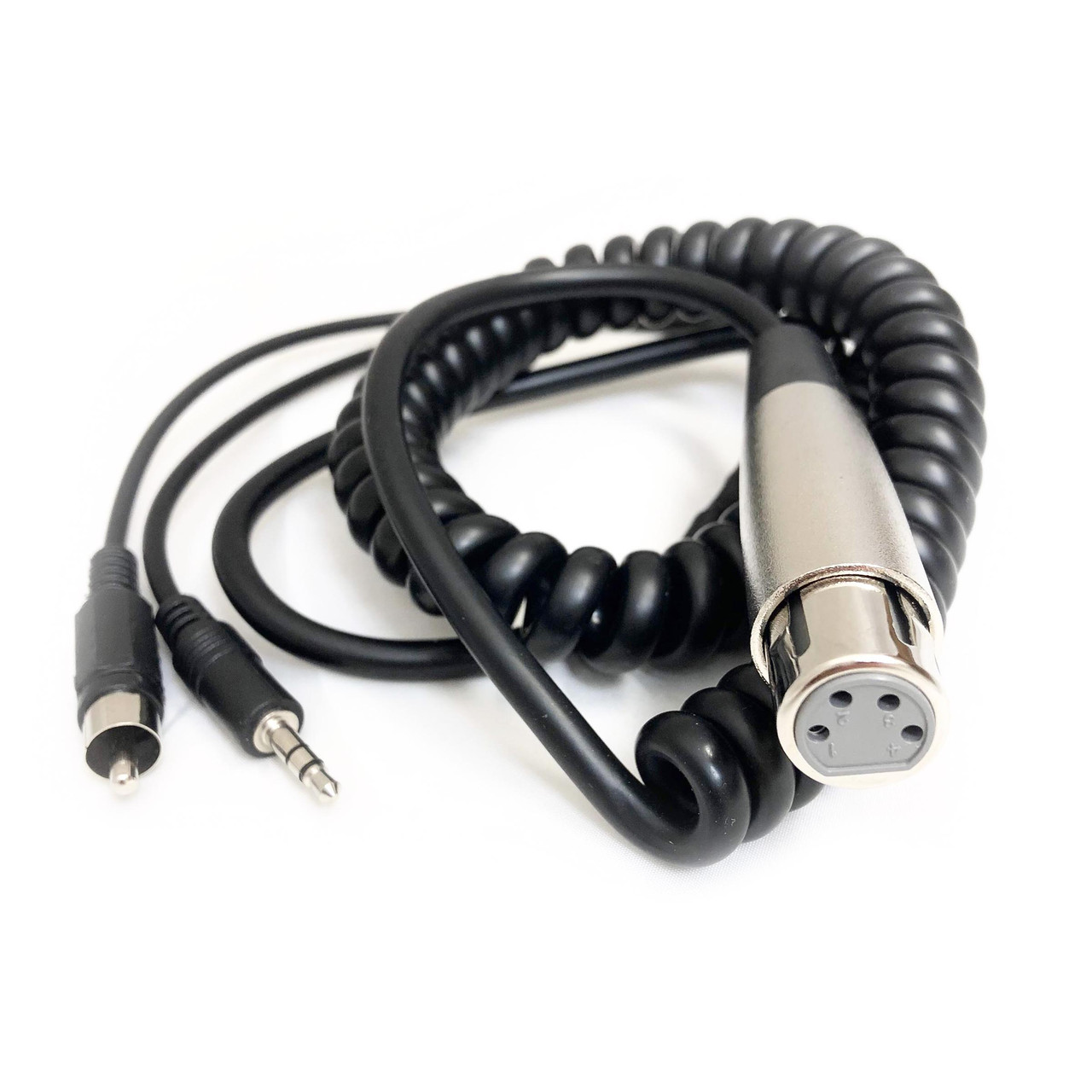 4 Pin XLR to 1/8in (3.5mm) TRS and RCA for FLEX-6400(M) or FLEX-6600(M) –  FlexRadio