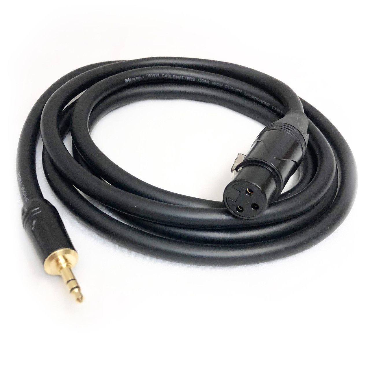 4 Pin XLR to 1/8in (3.5mm) TRS and RCA for FLEX-6400(M) or FLEX-6600(M) –  FlexRadio